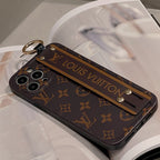 Luxury Brown Wristband iPhone Case