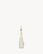 Saint Laurent Le 5 à 7 Patent Leather Hobo – Burgundy Elegance