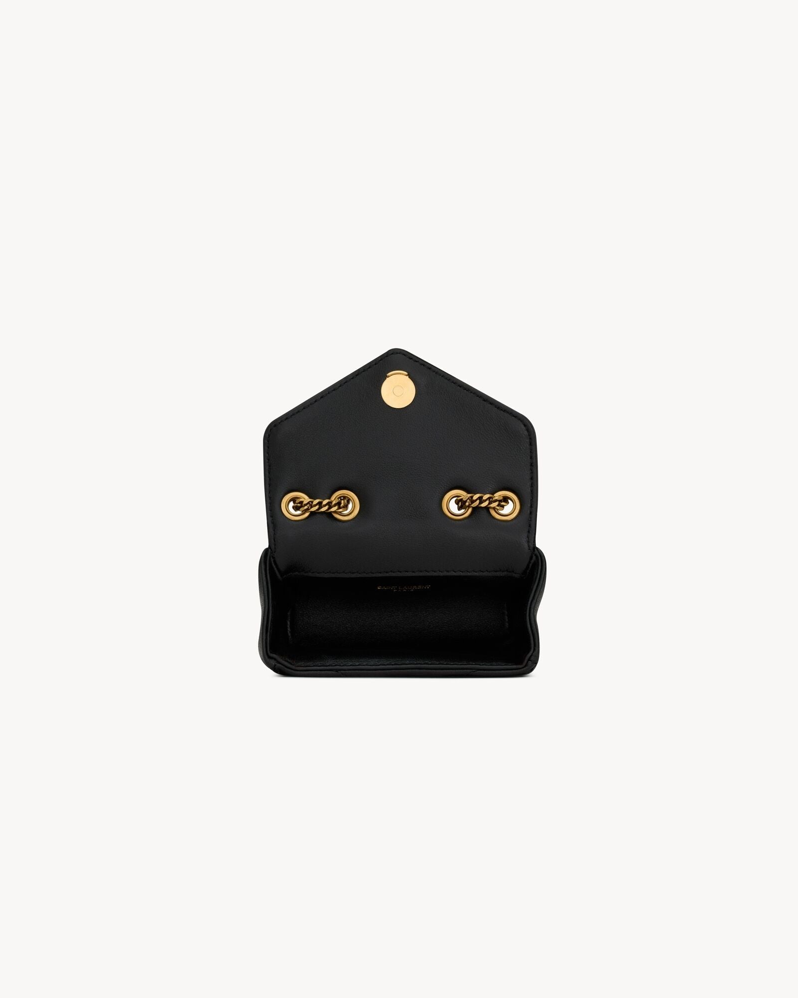 L-Y Leather Mini Chain Adjustable Handbag Wallet