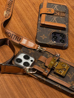Luxury Card Holder Chain iPhone Case