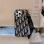 Fashion iPhone Case With Strap Black-GS240315