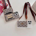 Premium Card Bag Crossbody Classic iPhone Case