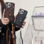 Luxury Card Bag Crossboday iPhone Case