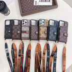 Luxury Card Bag Crossboday iPhone Case