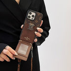 Luxury Card Bag Chain iPhone Case
