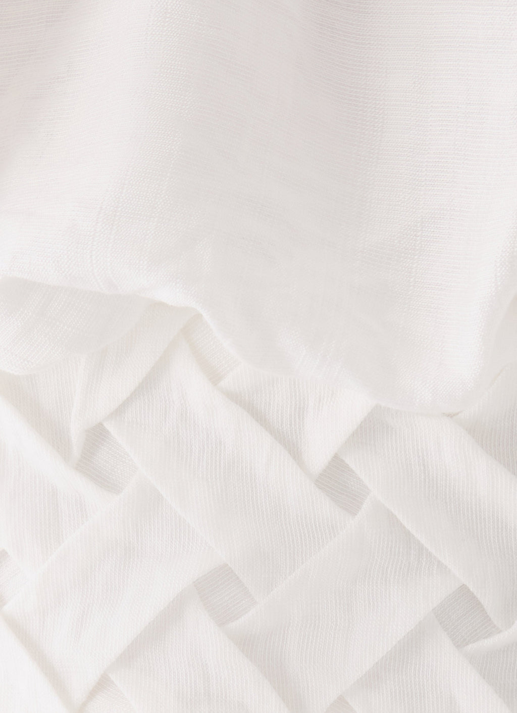 Jenna Crinkle Top - White