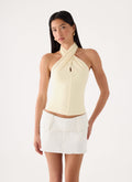 Kimina Halter Top - Yellow