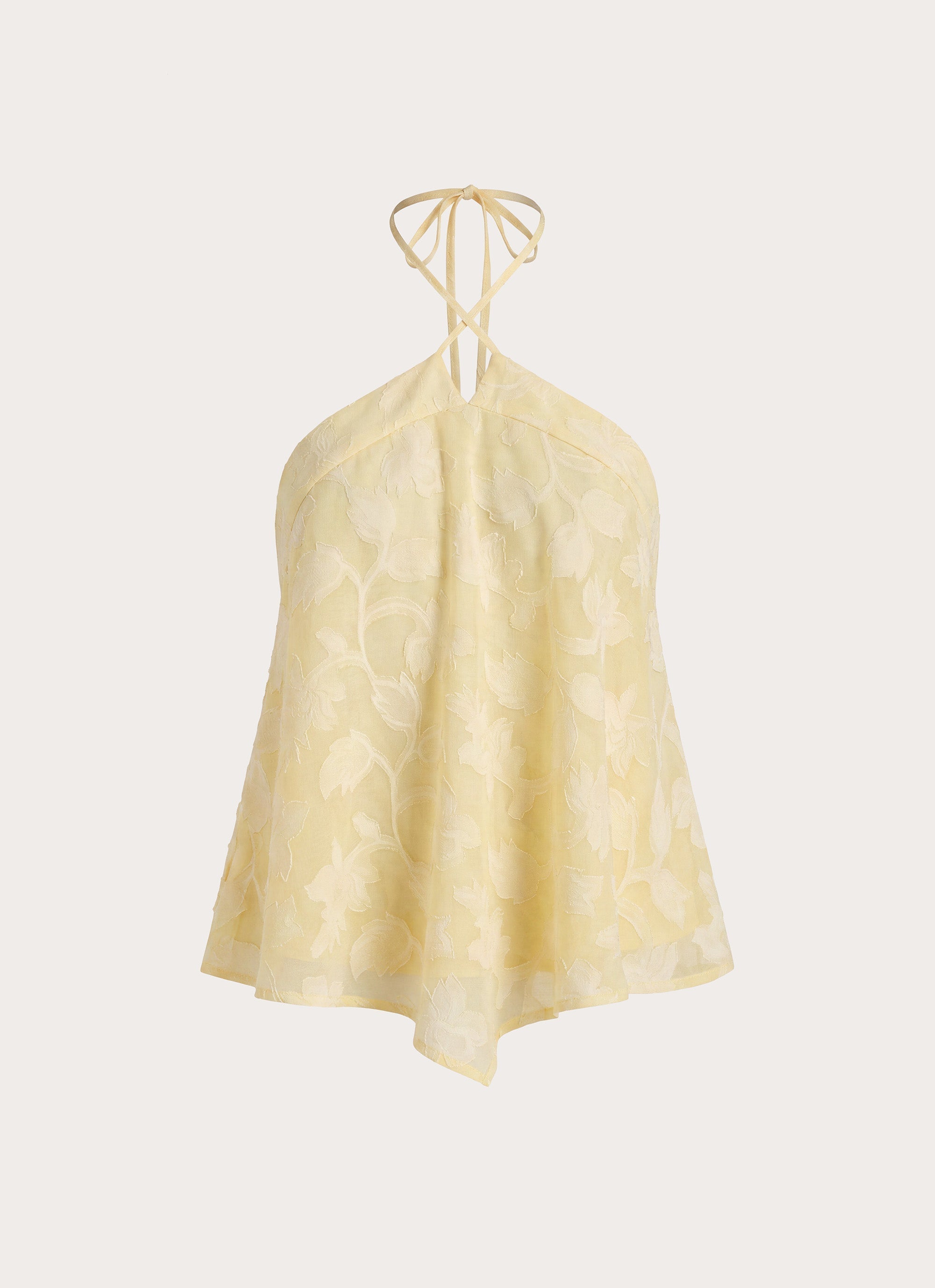 Lizare Halter Top - Yellow